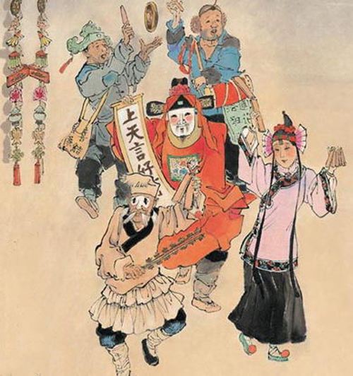 金湖民俗：送灶