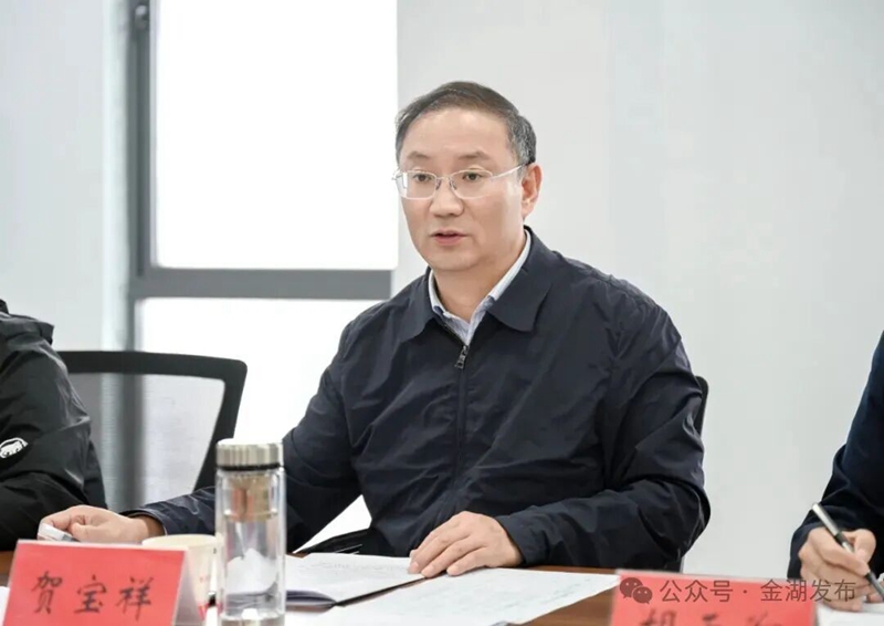 贺宝祥赴金北开展专题调研